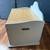 Natural Wood and Cream Toybox Chest Entry Way Bench Solid Heavy 8 thumbnail