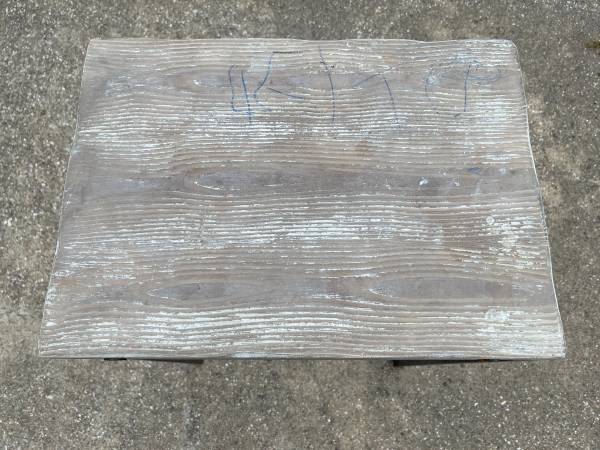 Distressed Wood Accent or Side Table 1