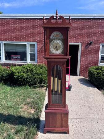 Handmade Cherry Wood Grandfather Clock - VG, Working Cond. - Marietta, Pa Pick U 1