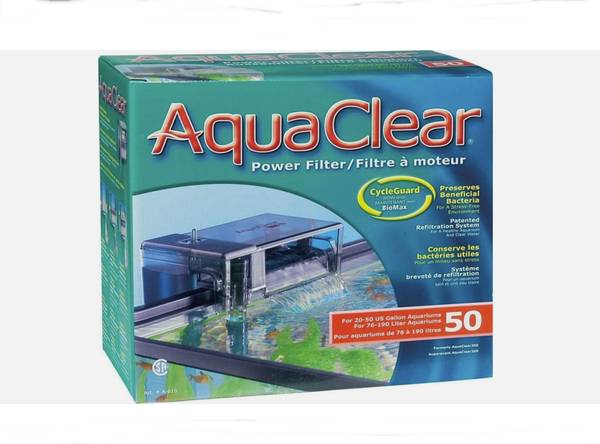 AquaClear 50 Power Filter Fish Tank Aquarium for 20-50 Gallons 1