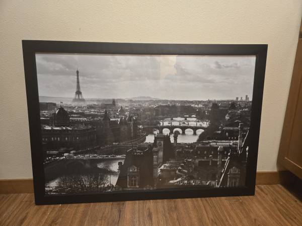 Two Black and White framed prints 1