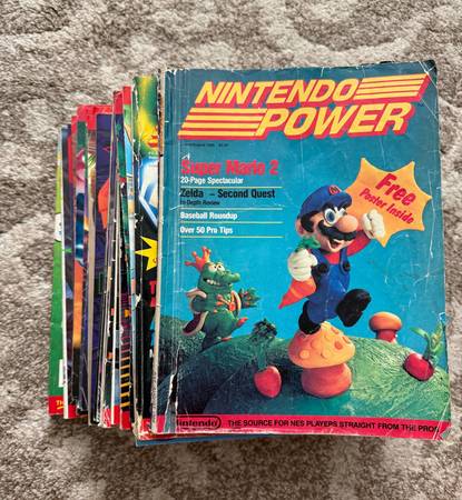 Nintendo power magazines 1