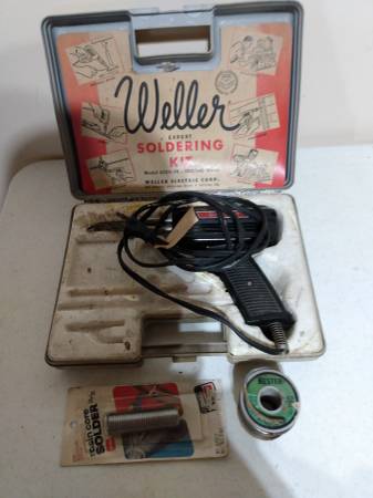 WELLER ELECTRIC SOLDERING GUN KIT WITH SOLDER 1