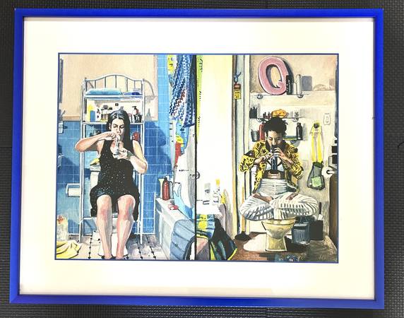 Broad City print by Kevyn Schmidt professionally framed 1