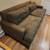 **ARMY Green microfiber sofa couch Martha Stewart Living** 2 thumbnail
