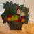 Vintage Tin decorative Fruit Basket Store display wall hanging 1 thumbnail