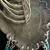 Native American signed Liquid silver sterling long necklace with turquiose 3 thumbnail