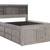 Charcoal grey twin captain's bookcase bed 1 thumbnail