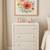 White Wicker 4-Drawer Dresser 4 thumbnail