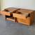 Vintage BARZILAY Solid Wood MCM Nightstands - Side tables with Storage 3 thumbnail
