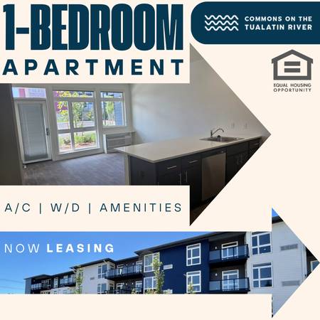 $1,724 / 1br - 615ft2 - Discover Your Perfect Riverside Home! 🌟 Spacious 1-Bedroom, 1-Bath (Tualatin/Lake Oswego/Wilsonville)64039054905602120