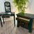 Emerald Green Vanity Desk & Nightstand Set 9 thumbnail