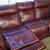 Leather reclining couch 1 thumbnail