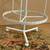 Shabby Chic Vintage 3-Tiered White Metal Rotating Jewelry Stand with Bird 7 thumbnail