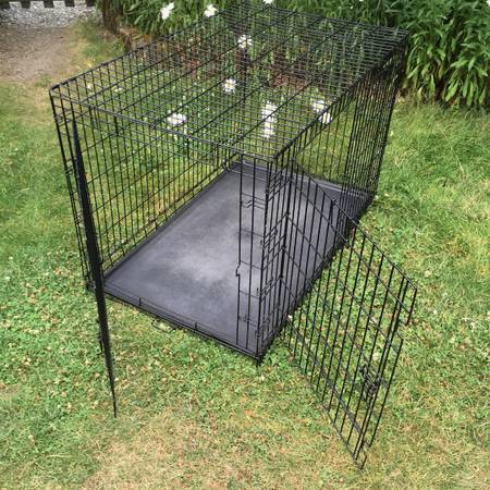 Heavy Duty Giant DD 48" Wire Metal Dog Training Kennel Crate Carrier 1