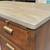 Mid Century Modern Executive Desk Mid Mod Finished Back Vintage 9 thumbnail