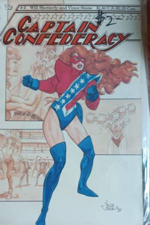 Captain Confederacy comic 1
