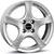 14” Borbet Type-F Brilliant Silver Alloy wheels w/tires (4) 2 thumbnail