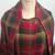 One Size Fits Most Women's Rare Vintage PENDLETON Red Multi-color Plai 3 thumbnail