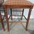 Pair Large Wood Bar Height Stools 6 thumbnail