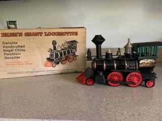 5 Jim Beam Decanter Train Set 1970 Central Railroad Locomotive 1