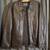 Perry Ellis Brown Lambskin jacket 2 thumbnail