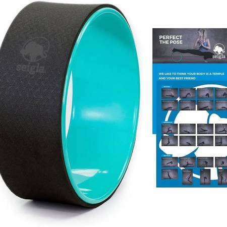 New Yoga Wheel 12" Perfect Posture Support, Backbends, Poses, Muscle 1