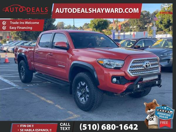 2017 Toyota Tacoma Double Cab TRD OffRoad Pickup 4D 4 D 4-D 6 ft TRD O - $27,999 (Auto Deals)63442368284675122