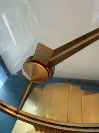 Vintage Mid-Century Jefferson Golden Hour Mystery Clock - Works!! - $79 (san mateo)63438635267587124