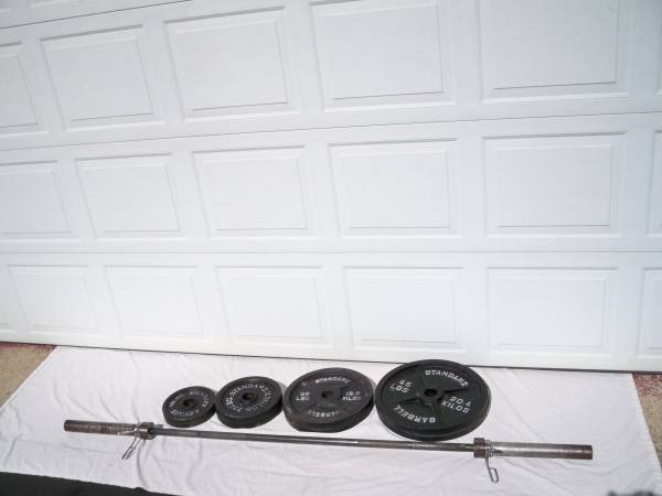 Olympic Weight Set (275 Pounds) – Standard Barbell Company!! 1