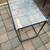 Steel and glass Modernist Isocele side table by Max Sauze B98 4 thumbnail