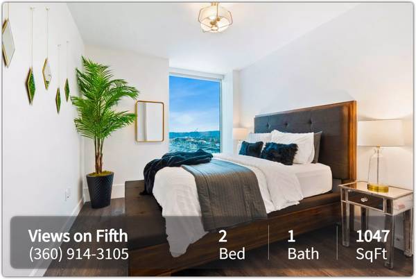 $4,250 / 2br - 1047ft2 - 2 Bed/1 Bath with Ocean Views! (Olympia)63659466321539120