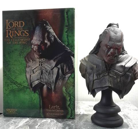 Sideshow Weta Lord Of The Rings Lurtz, Uruk-hai Orc Captain 1/4 Bust 1