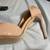 Ladies Heels Shoes size 4 color Beige 6 thumbnail