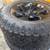 RAM 1500 Black Rims and tires 275/70R18 Goodyear Wrangler Duratrac LT set of 4 2 thumbnail