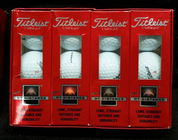 Titleist  'DT' Golf Balls (New). Irons, Bags, Carts, Clubs, Drivers 1