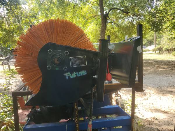 New Future 5' sweeper for skid steer or tractor 1