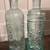 4 - 8 1/2”Vintage Glass Bottles light green 10 thumbnail