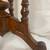 Stunning MidCentury Mahogany Round Console Table w/ Elaborate Carvings 5 thumbnail
