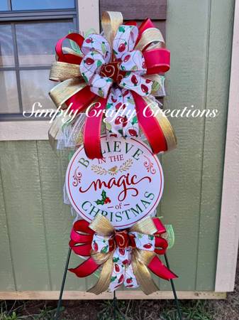 Believe in the christmas magic swag 1