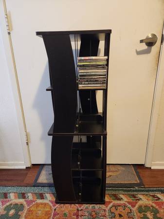 360 space 4 tier rotating CD rack 1