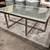 Ezin 48 Inch Rectangular Coffee Table, Crackled Glass Top, Metal Frame- Saltoro 1 thumbnail