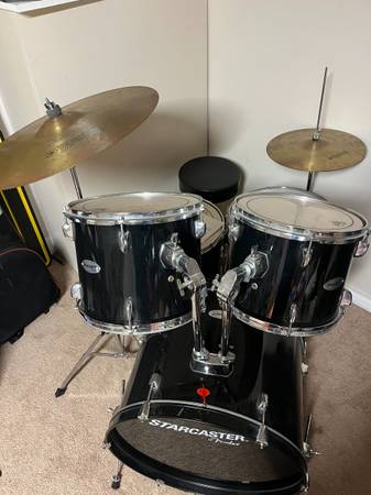 Full Drum Kit with Throne for Sale 1