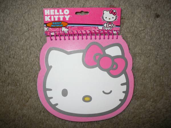 Sanrio Hello Kitty Pnk 80 Sheet Diecut Notepad By Horizon Group USA 1