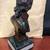 Mozart bust cast iron on marble base 8 thumbnail