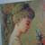 Framed Vintage Art Print - Girl with Flowers by Guily Joffrin 3 thumbnail