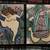 A set of 2 whimsical tile paintings by Pat Custer Denison 1 thumbnail