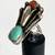 VTG Navajo Sterling Silver Turquoise Coral Blossom Sz 7 Ring 9.8 Grams 5 thumbnail
