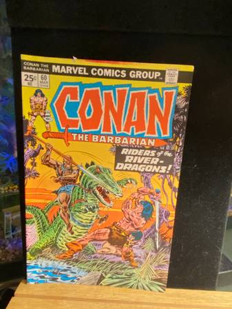 Conan the Barbarian #60 Vs. Riders of the River-Dragons Marvel Comics 1