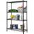 New HDX 4-Tier 14x36x54 Steel Wire Shelving | Model 21436BPS 2 thumbnail